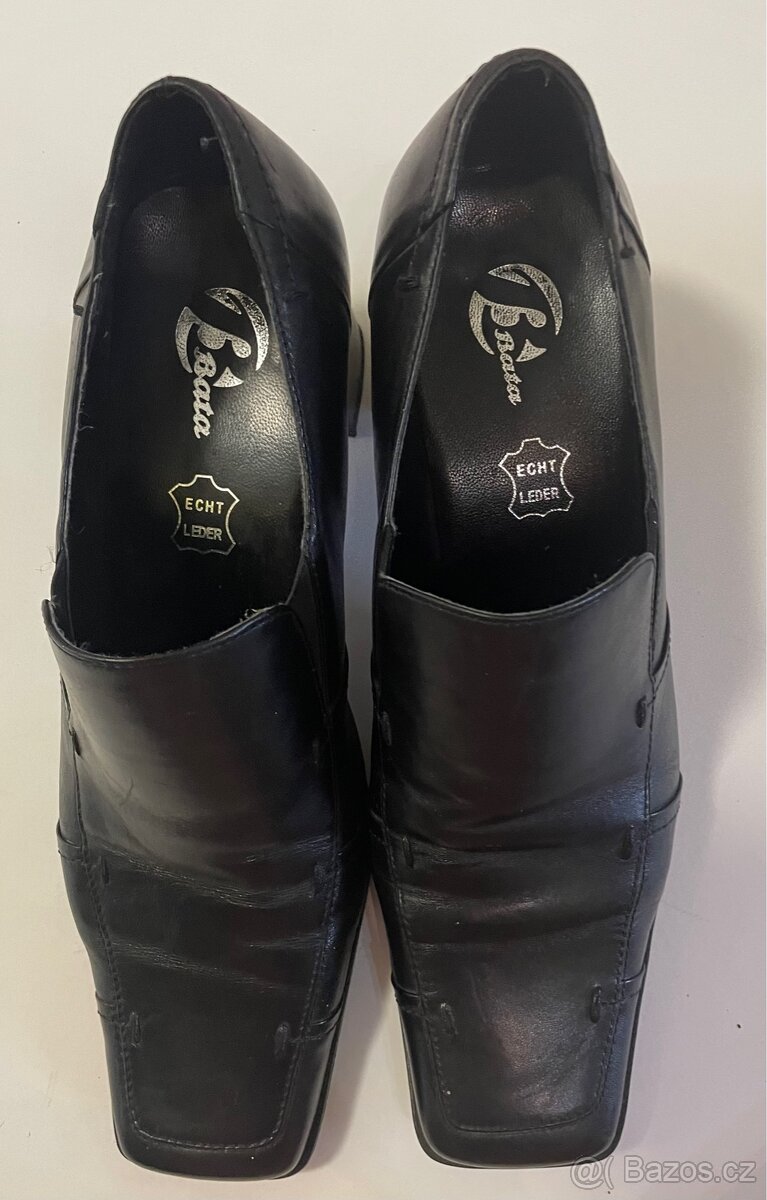 Kožené dámské boty