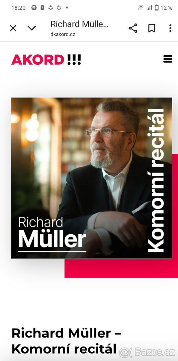 Richard Müller 24.10. , DK Akord Ostrava