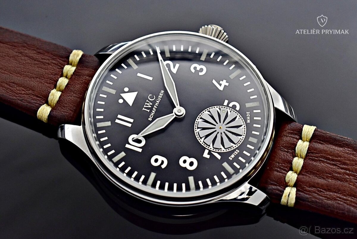 Letecké starožitné hodinky IWC Schaffhausen 1911