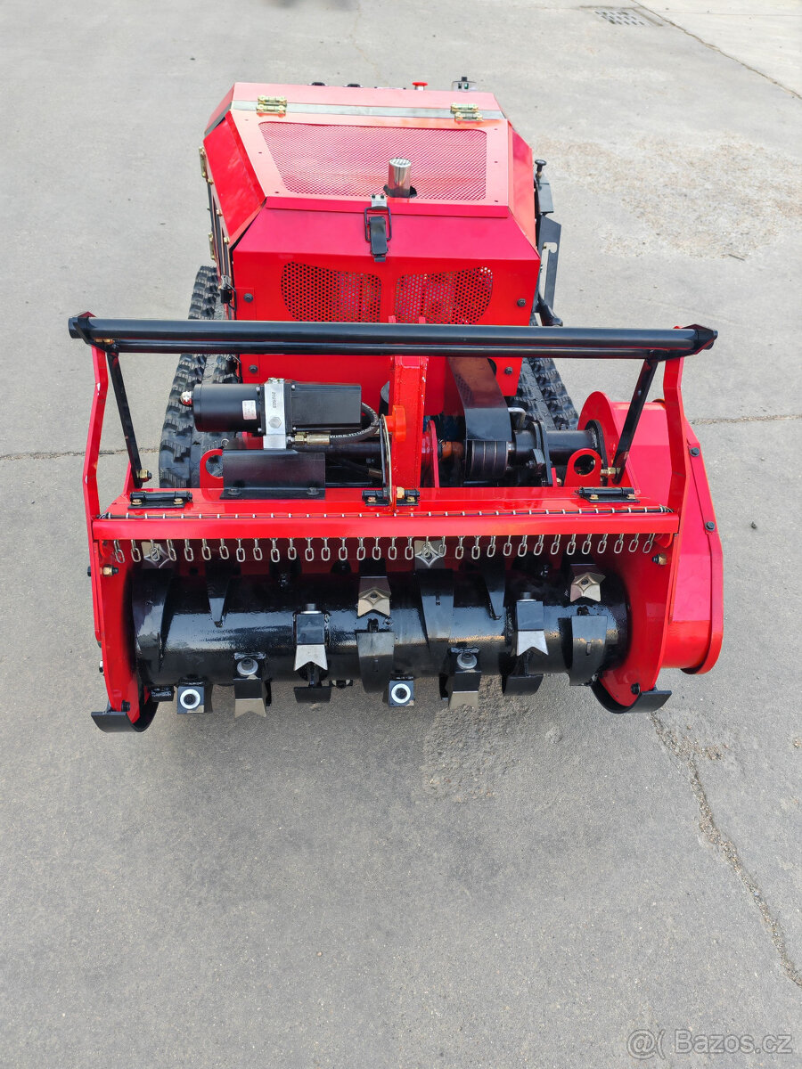 RC lesni fréza zaběr 80cm ,pásový podvozek diesel