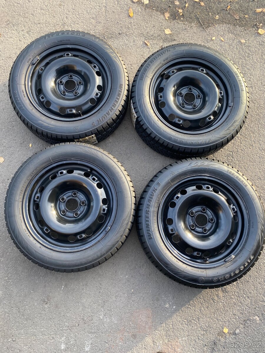 Zimní pneu + disky Škoda Fabia 3, Rapid 15'