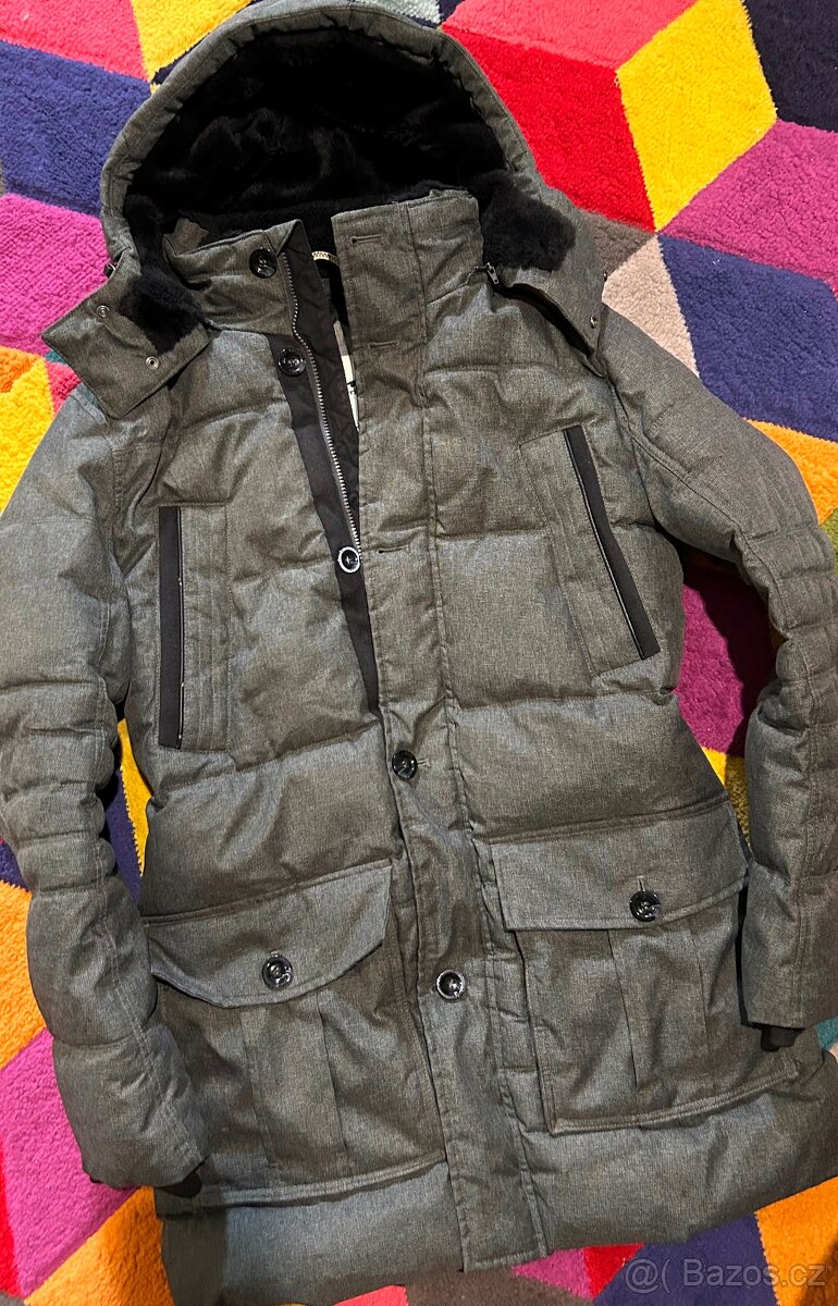 TOM TAILOR ZIMNÍ STYLOVÁ PÁNSKÁ EXTRA TEPLÁ BUNDA XL-XXL