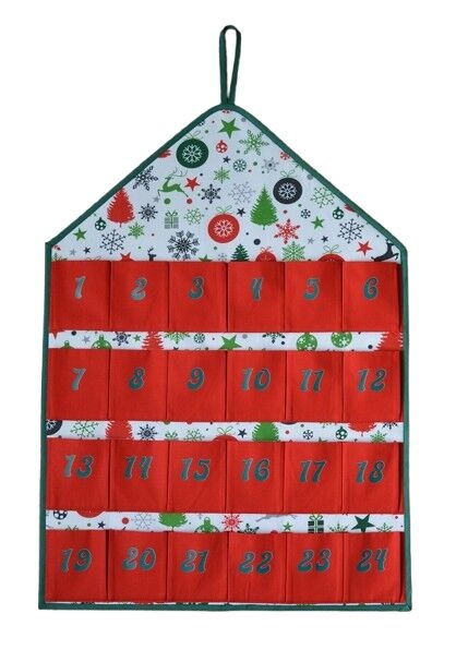 Látkový adventní kalendář