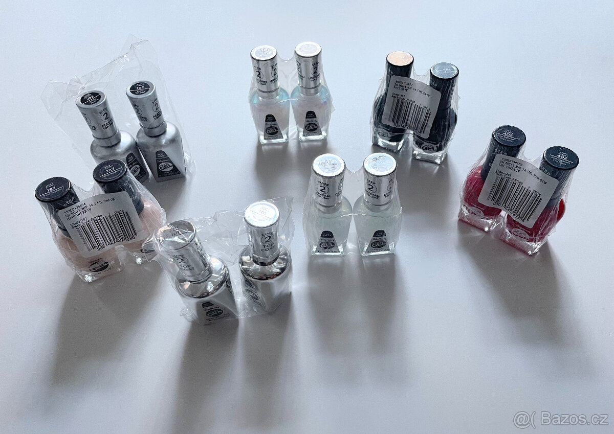 Laky na nehty Sally Hansen Miracle gel Step 1+2