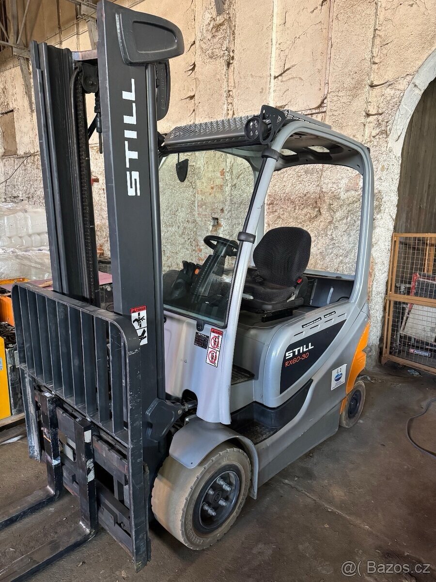 ✳️ Prodám el. VZV Still RX 60-30 r.v. 2019 má jen 6369 mth✳️