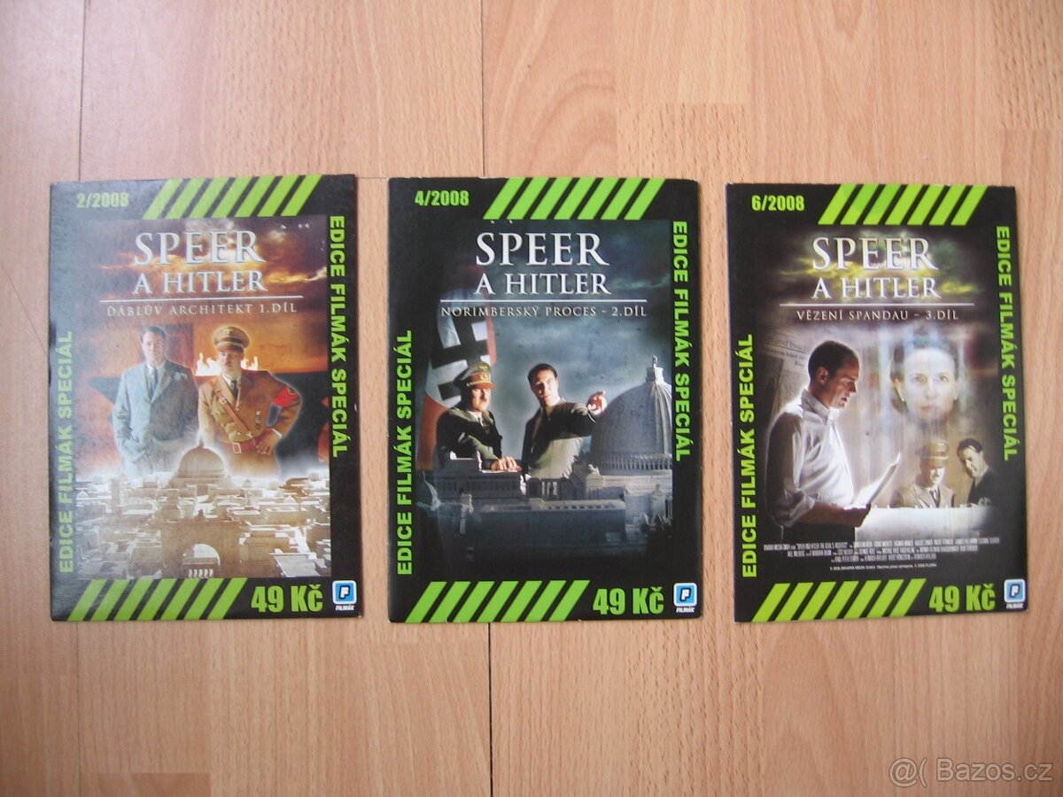 Komplet 3 DVD Speer a Hitler