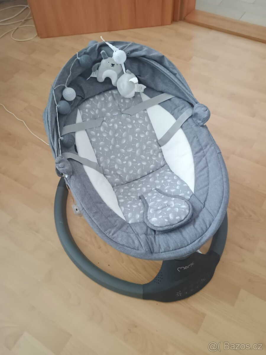 Dětské lehátko (houpátko) MoMi KENANI tmavě šedá