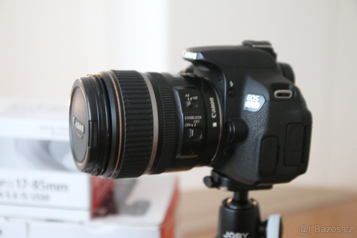 Canon EOS 650D + Canon EFS 17-85mm