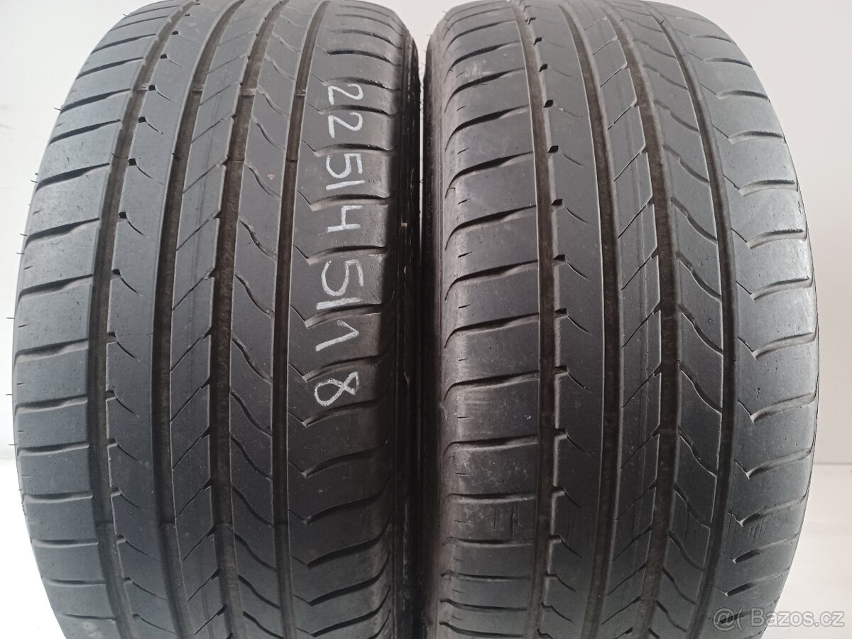 2ks letní pneu 225/45/18 GoodYear