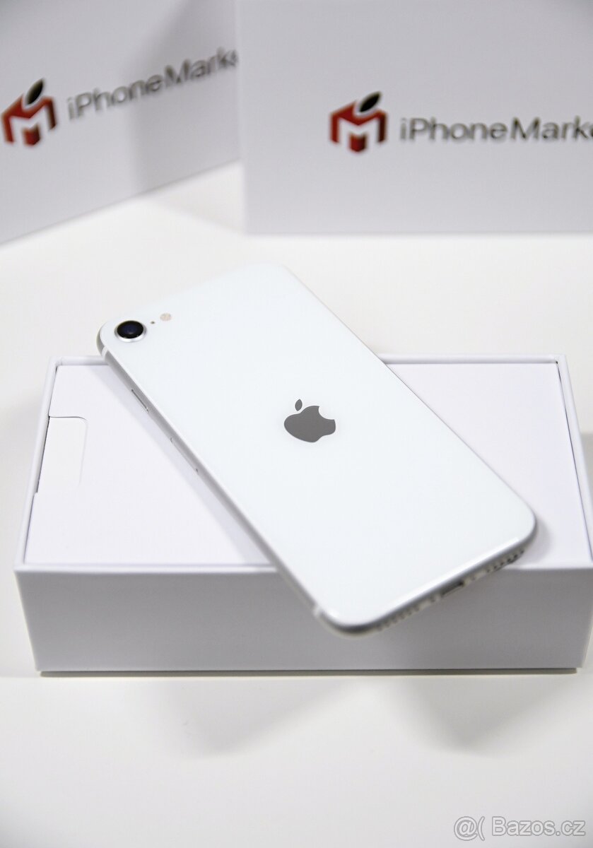 Apple iPhone SE 2020, 128GB, White - záruka 12 měsíců