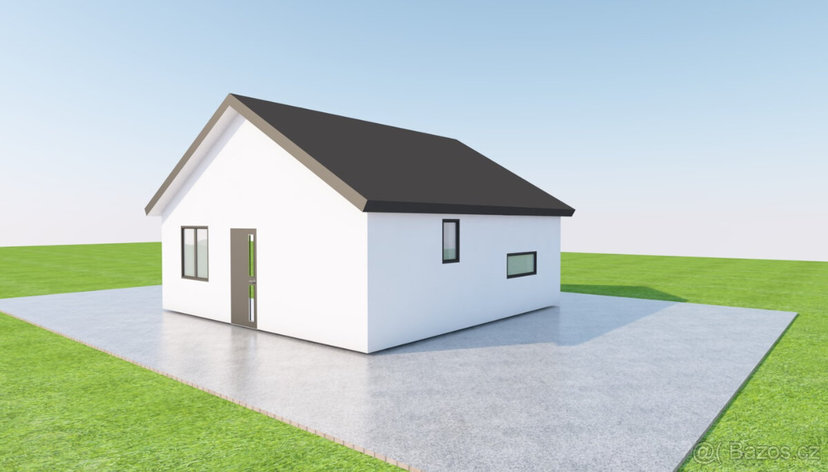 Bungalov 7,5x7,5 m