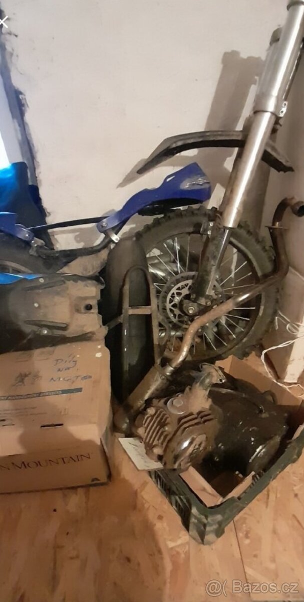 Díly na pitbike 125 sky ram