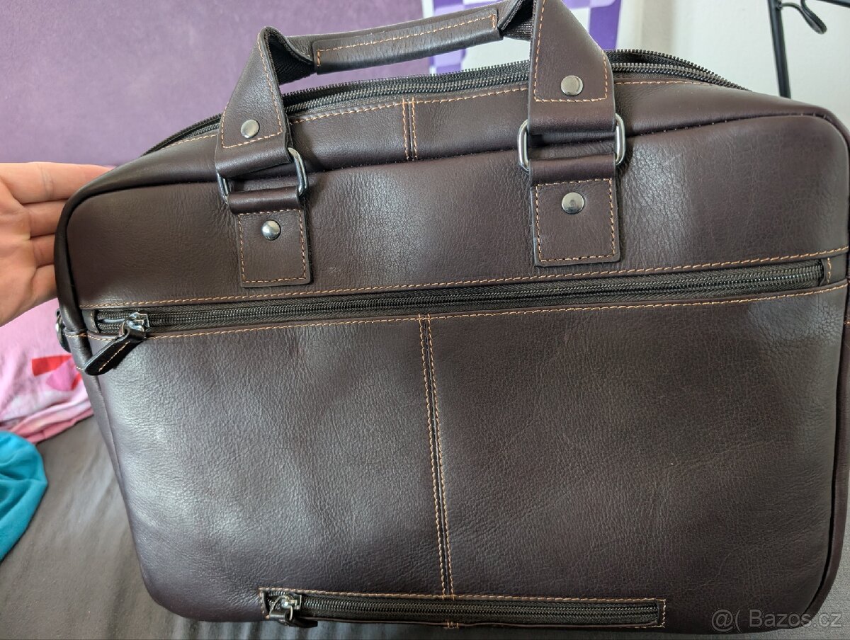 Kožená taška na notebook