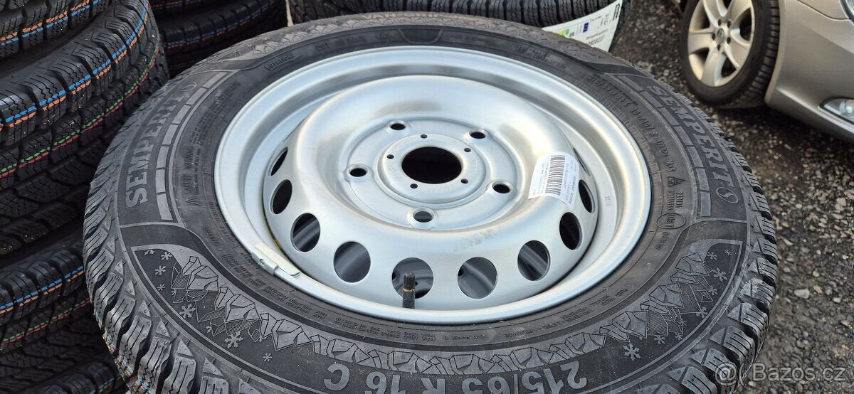 Ford Transit Custom 215/65 r16 C plechové disky Originální F