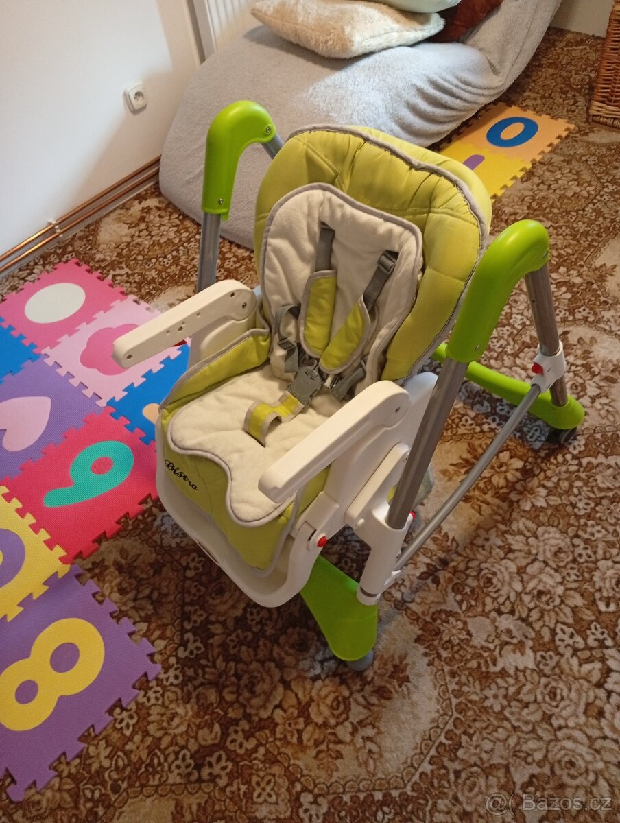 Jídelní krmící židlička Caretero Bistro
