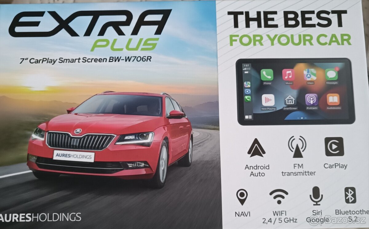 Monitor do auta Car play Smart BW-W706R