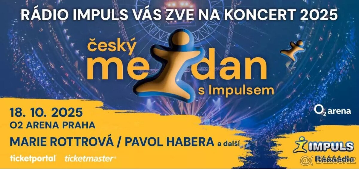 ČESKÝ MEJDAN S IMPULSEM, prodám 1-4 vstupenky do 121