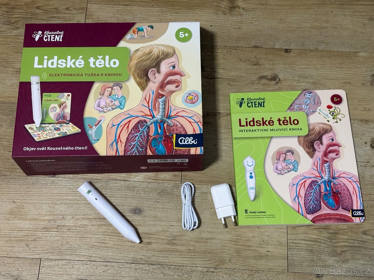 Albi kouzelné čtení sada lidské tělo + tužka