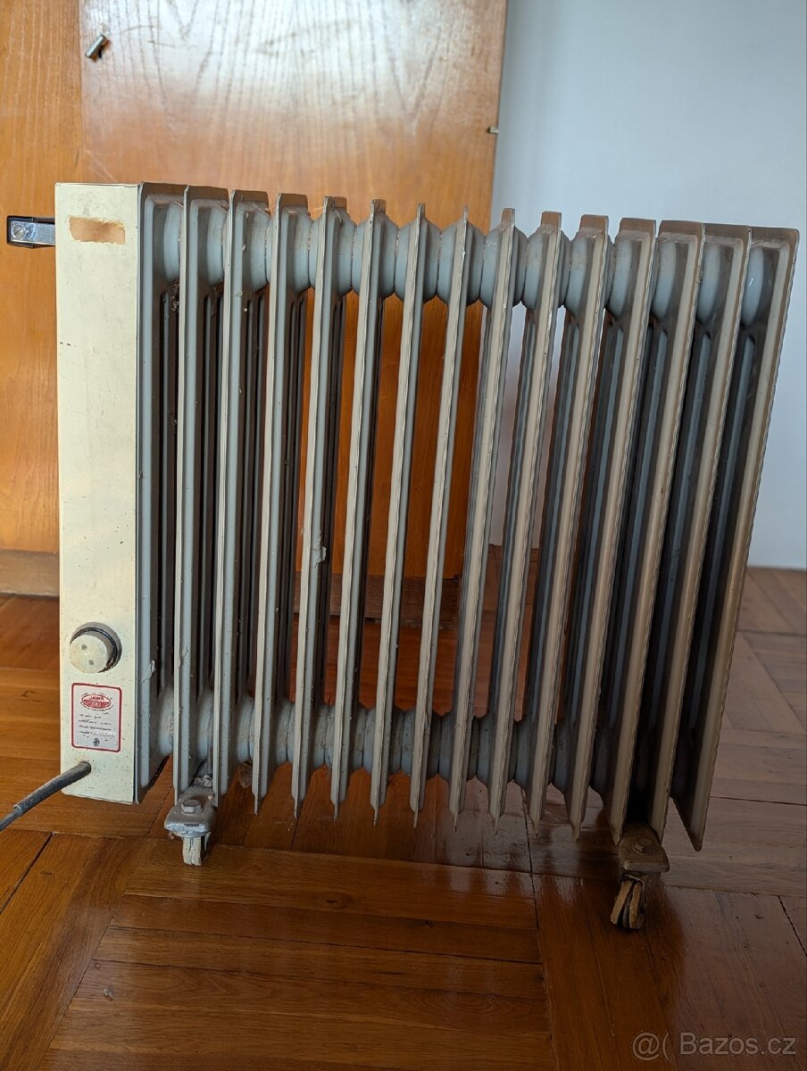 Starší elektrická olejová kamna