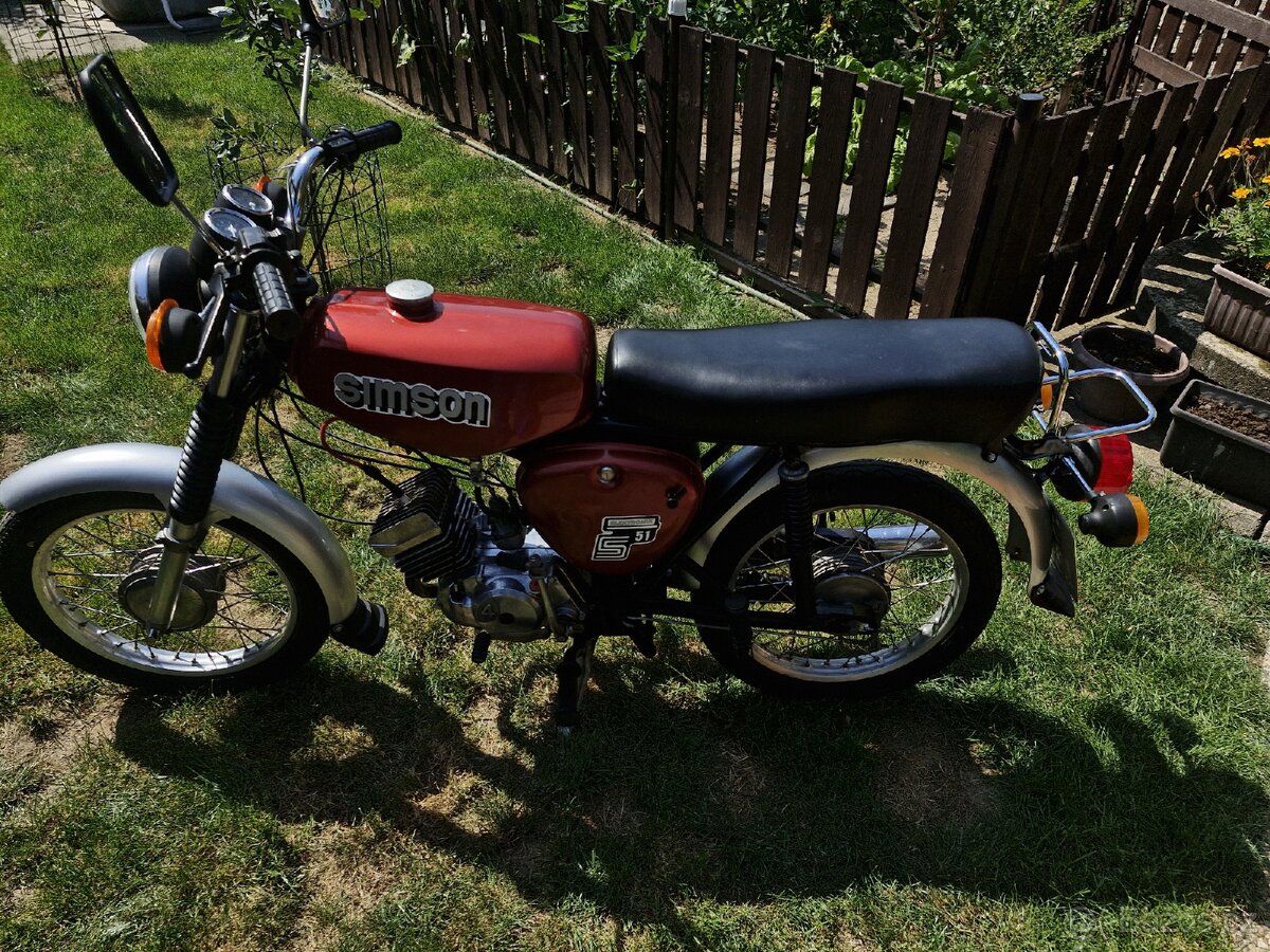 Prodám plně pojízdného Simsona cena 52 000 kč