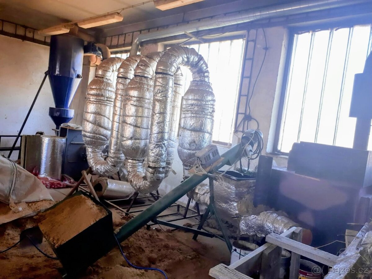 Trubková sušárna pilin