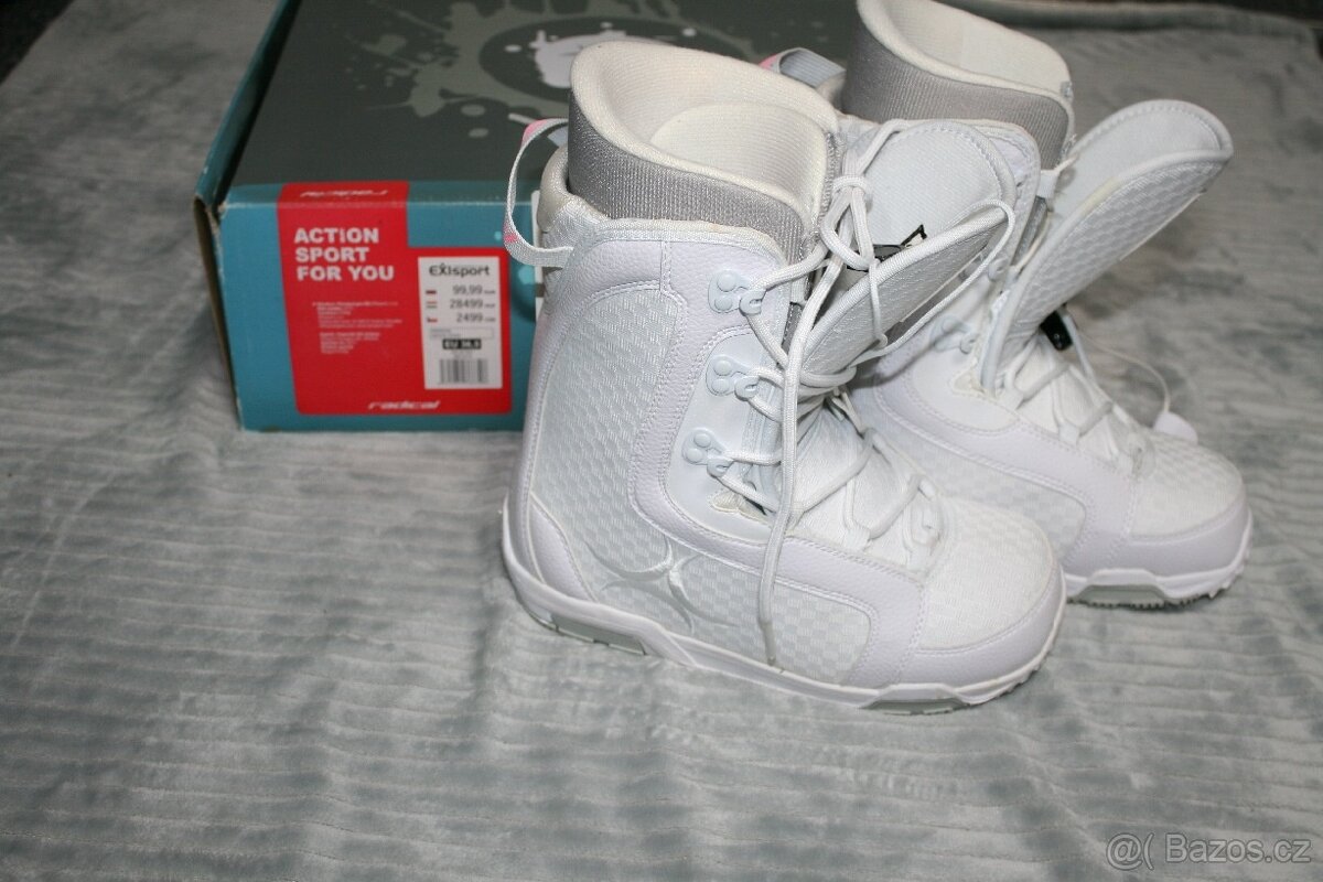 nove snowboardove topanky Radical velkost 36,5