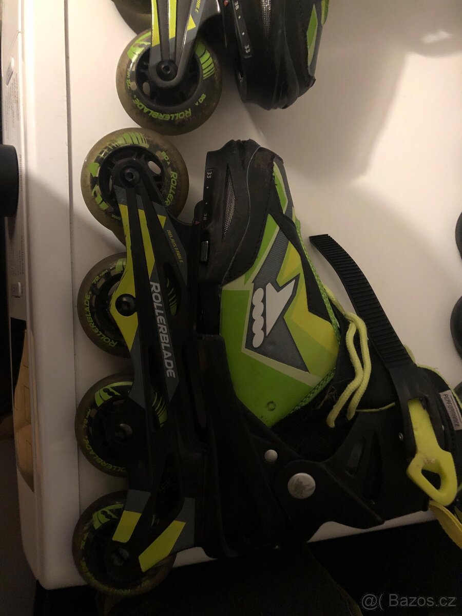 Kolečkové brusle vel. 33-38