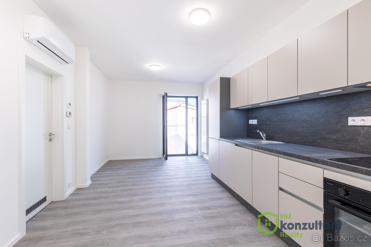 Pronájem byty 1+kk, 32 m2 - Brno - Veveří, ev.č. 00437