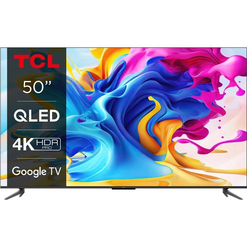 TCL 50C645 50" 126cm QLED, Google TV, Dolby Atmos, Wi-F