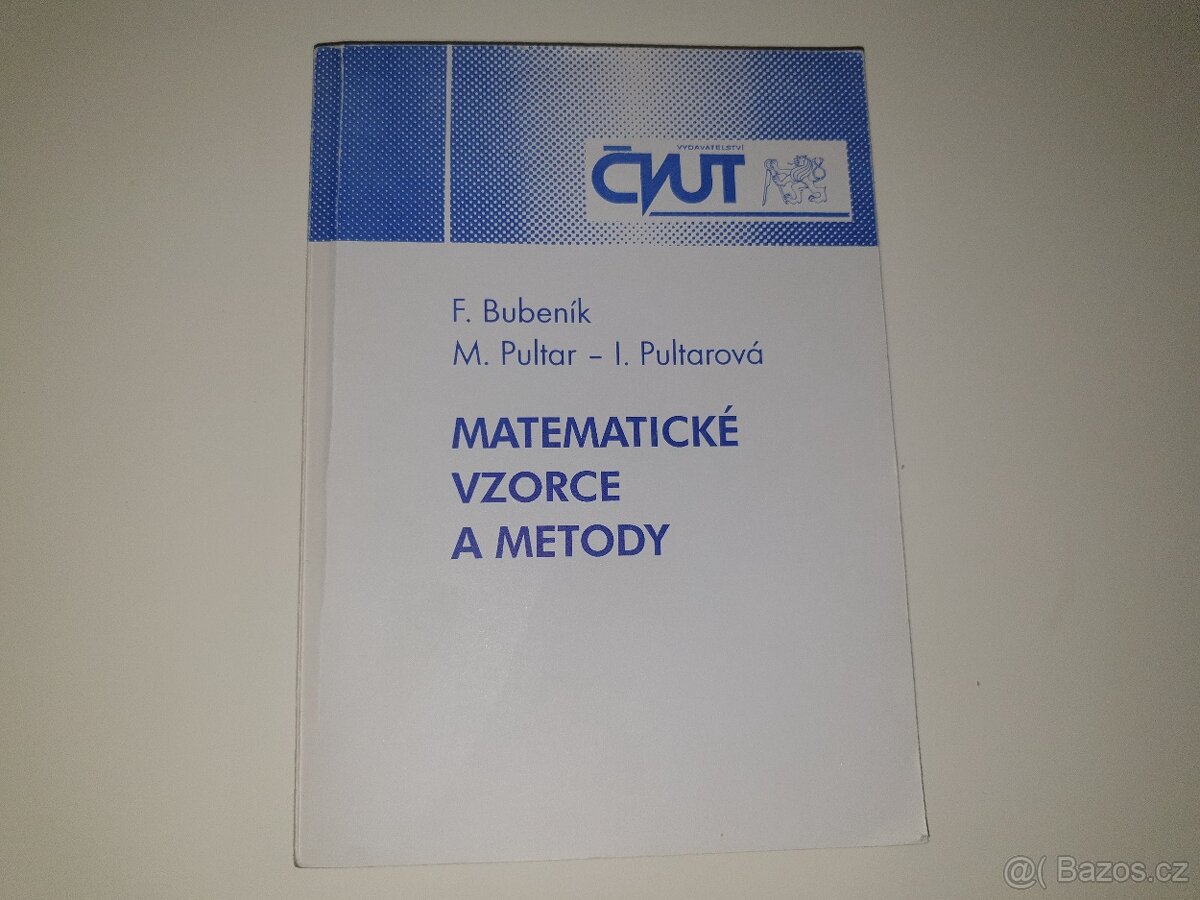 ČVUT skripta - matematické vzorce a metody F.Bubeník