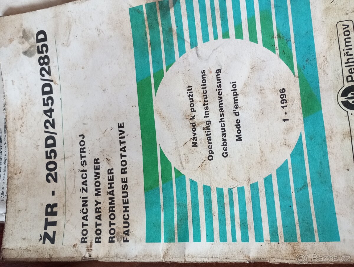 Koupím diskovou sekačku ztr205-285