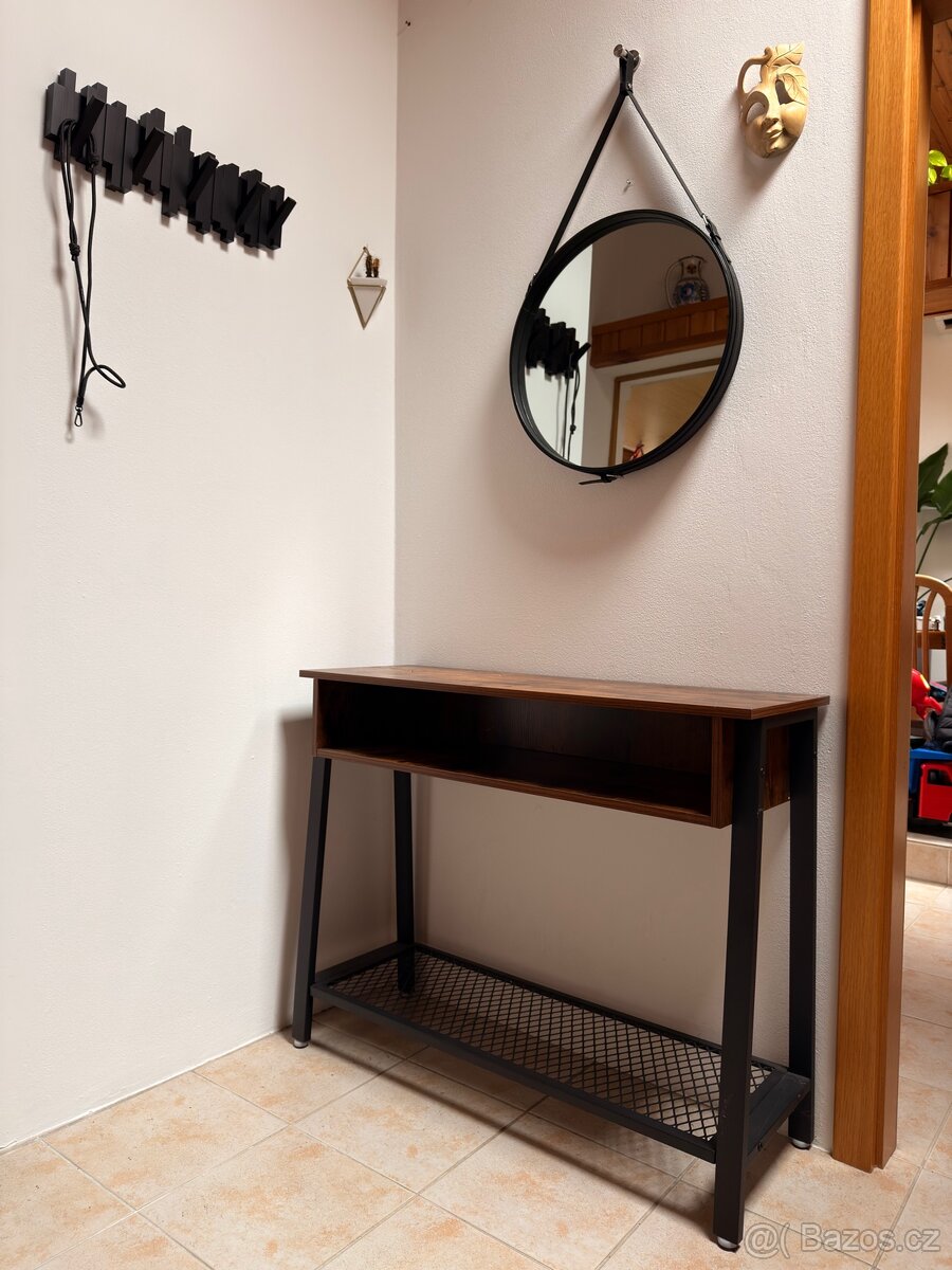 Stolek 100x80x35 kovové nohy