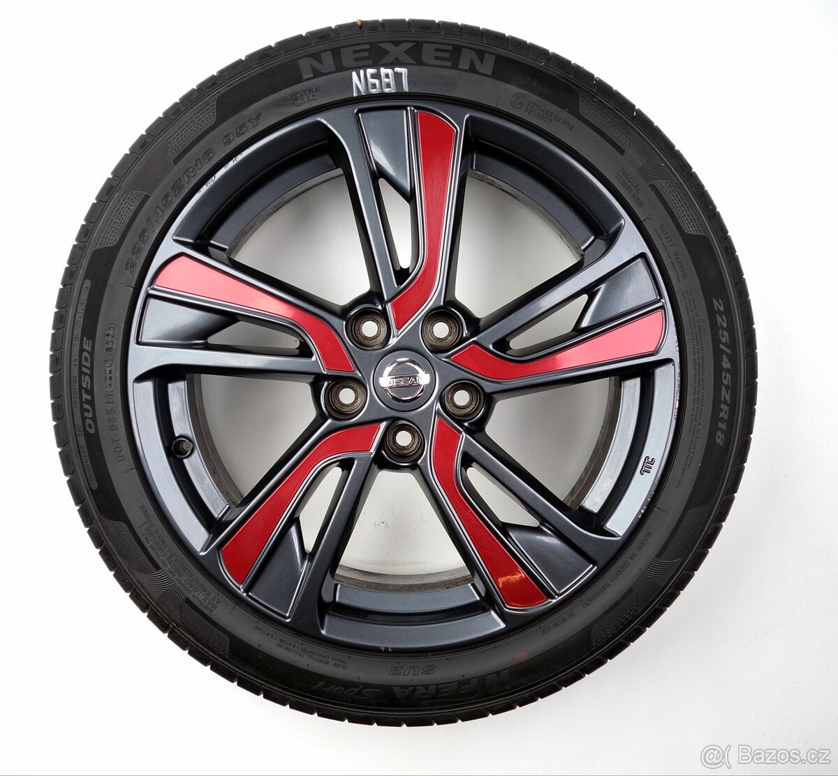 Nissan Juke - Originání 18" alu kola - Letní pneu
