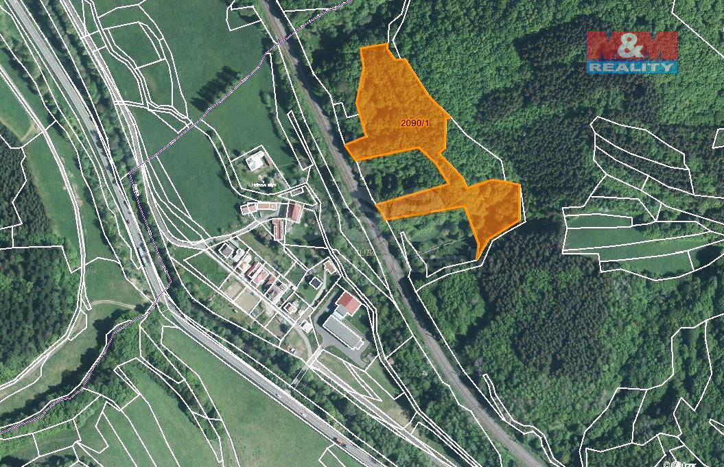 Prodej lesa, 11283 m², Lužná u Vsetína