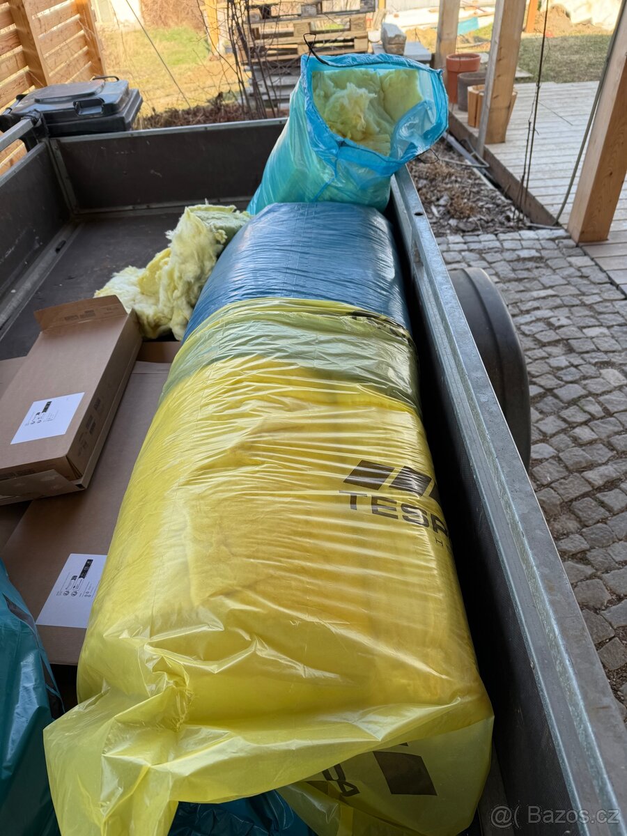 Dekwool skelná vata zbytek cca 2 m