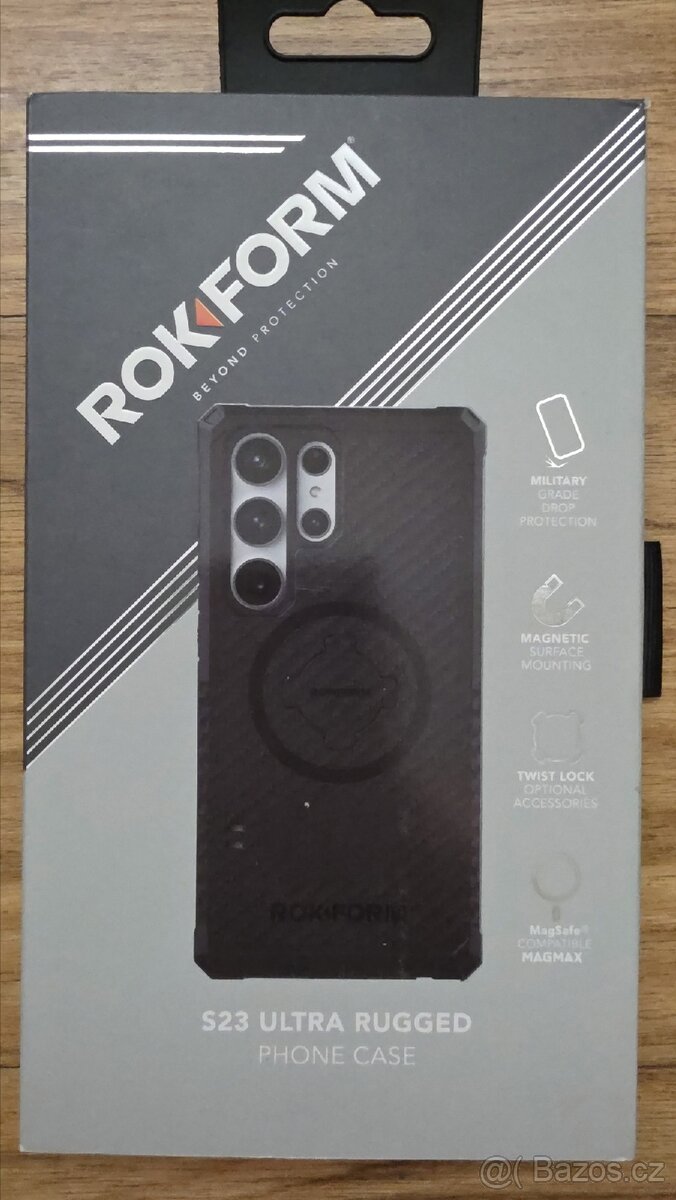 Rokform Kryt Rugged pro Samsung Galaxy S23 Ultra, černý