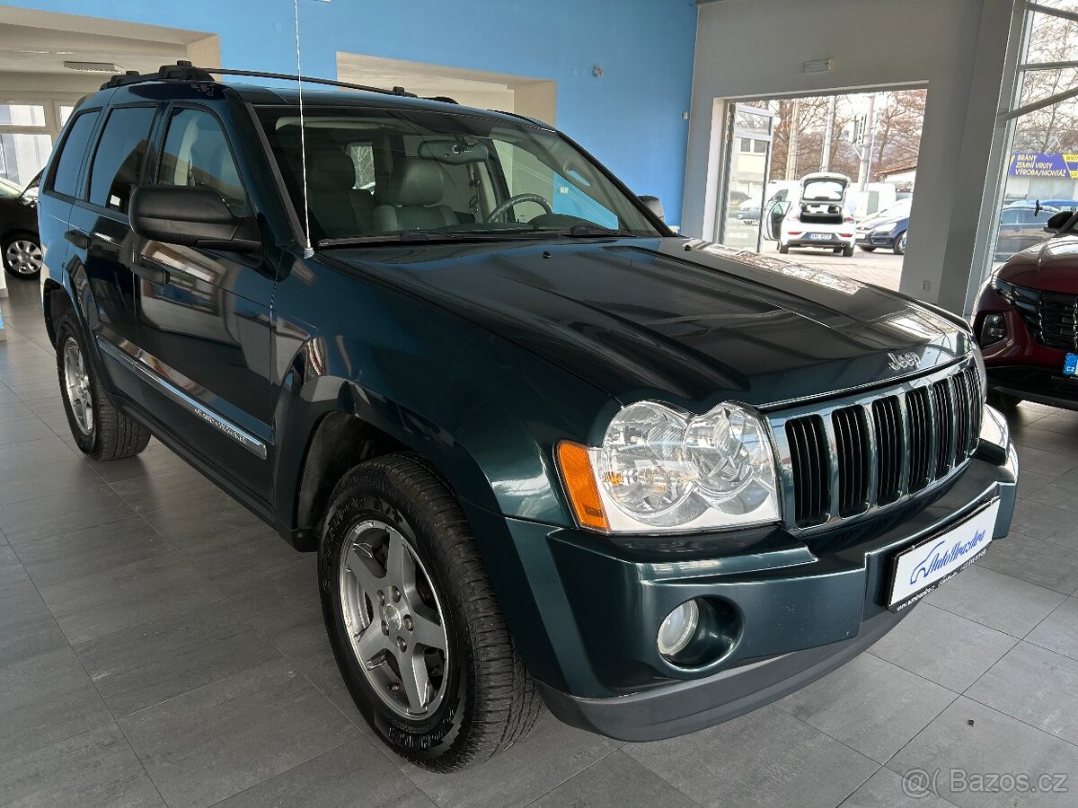 Jeep Grand Cherokee WK 4.7 V8,104.000 KM NAJETO,4x4,KŮŽE
