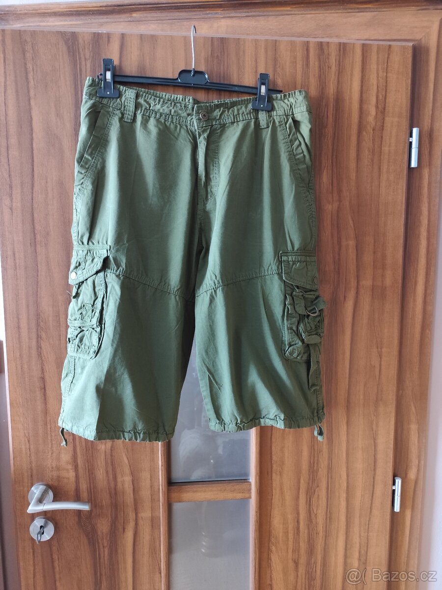 nové pánské cargo bavlněné kratasy