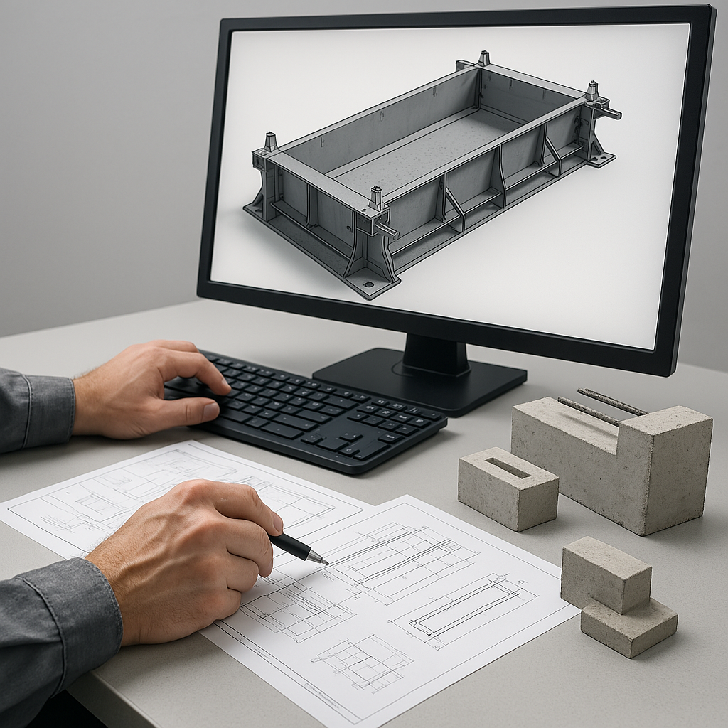 🔧 Konstruktér forem – železobeton, SolidWorks (brigáda)