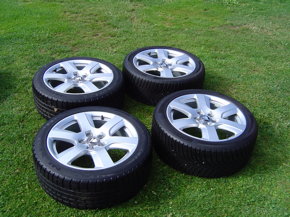 4 XZIMNÍ HLINÍKOVÁ KOLA ŠKODA OCTAVIA III 225/50 R17..2