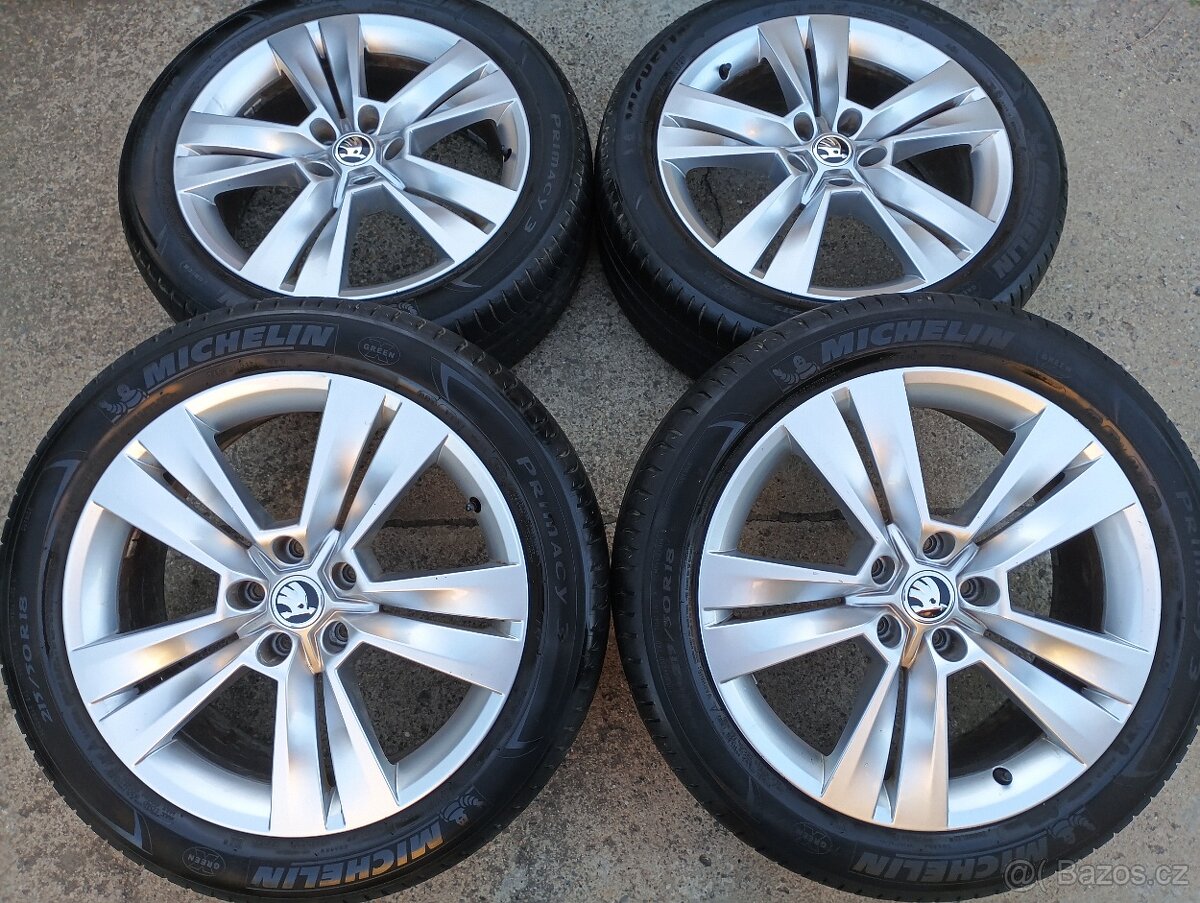 Originál sada disků Škoda Karoq 5x112 R18 Mytikas