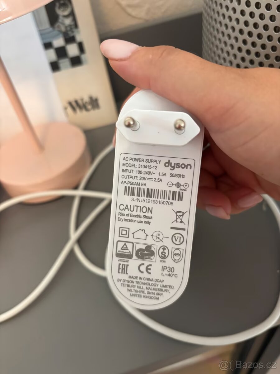 Dyson ventilátor a čistička vzduchu Pure Cool Me růžová