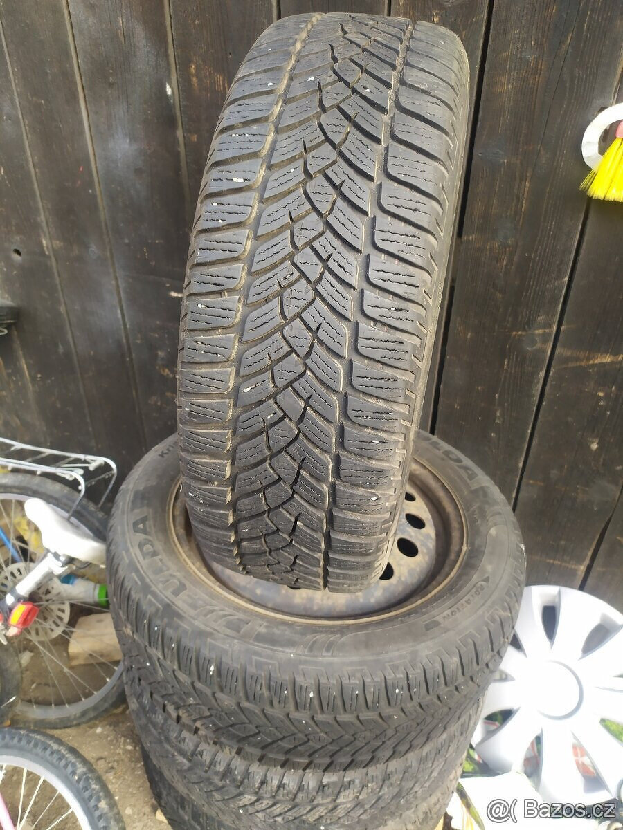 Zimní pneu 205/55 R16, na discích 5x112