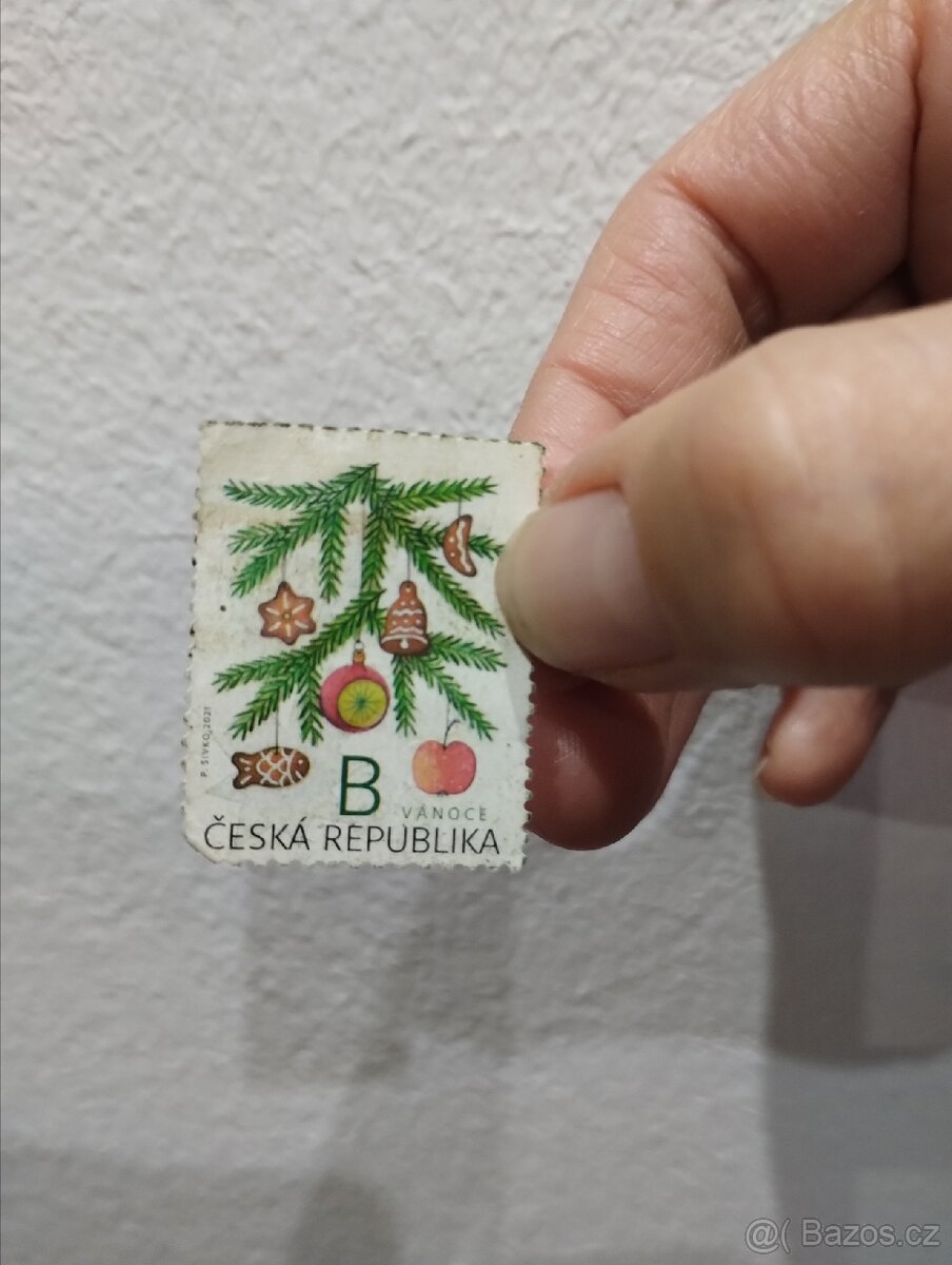 Poštovní známka Vánoce 2021