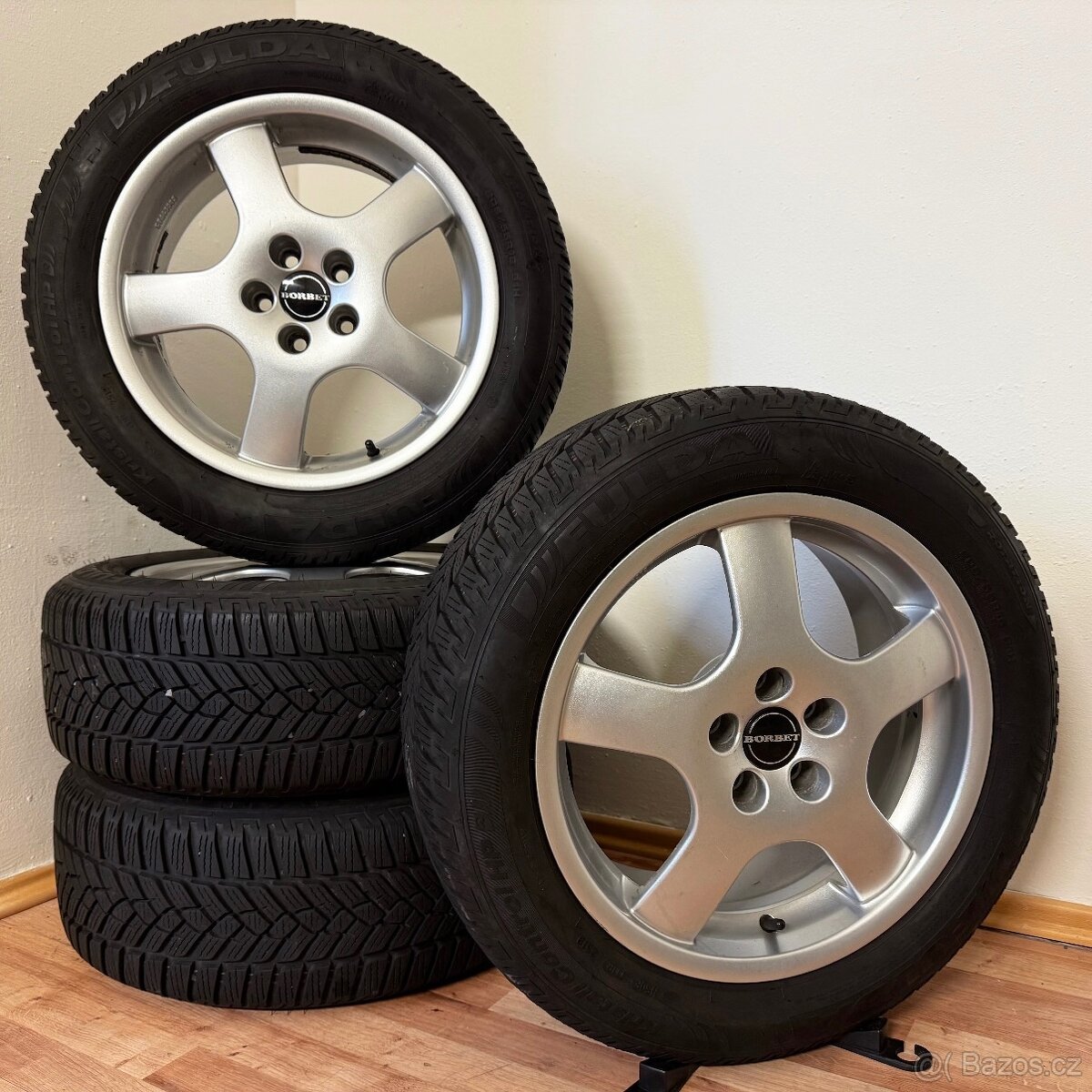 VW/ŠKODA/SEAT 5x100 R16 ET38+ZIMNÍ 205/55R16 7,5mm