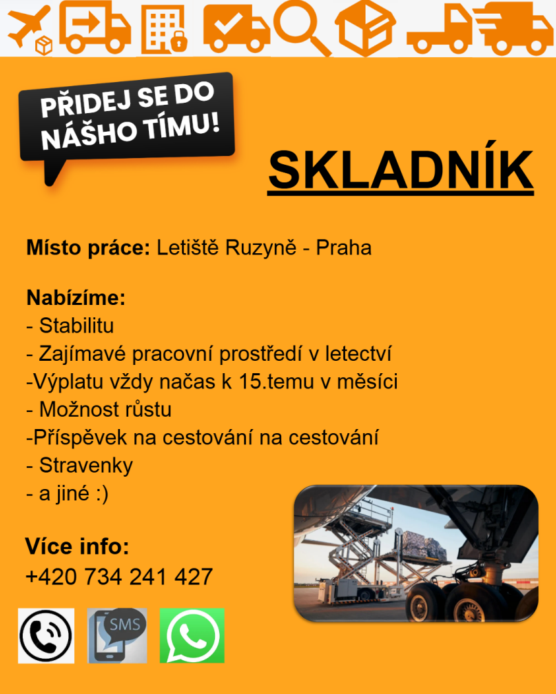 Skladník - Letisko Praha