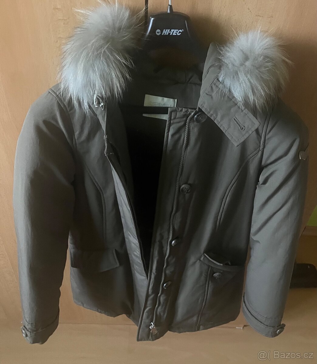 Dámský péřový kabát zn. Gas