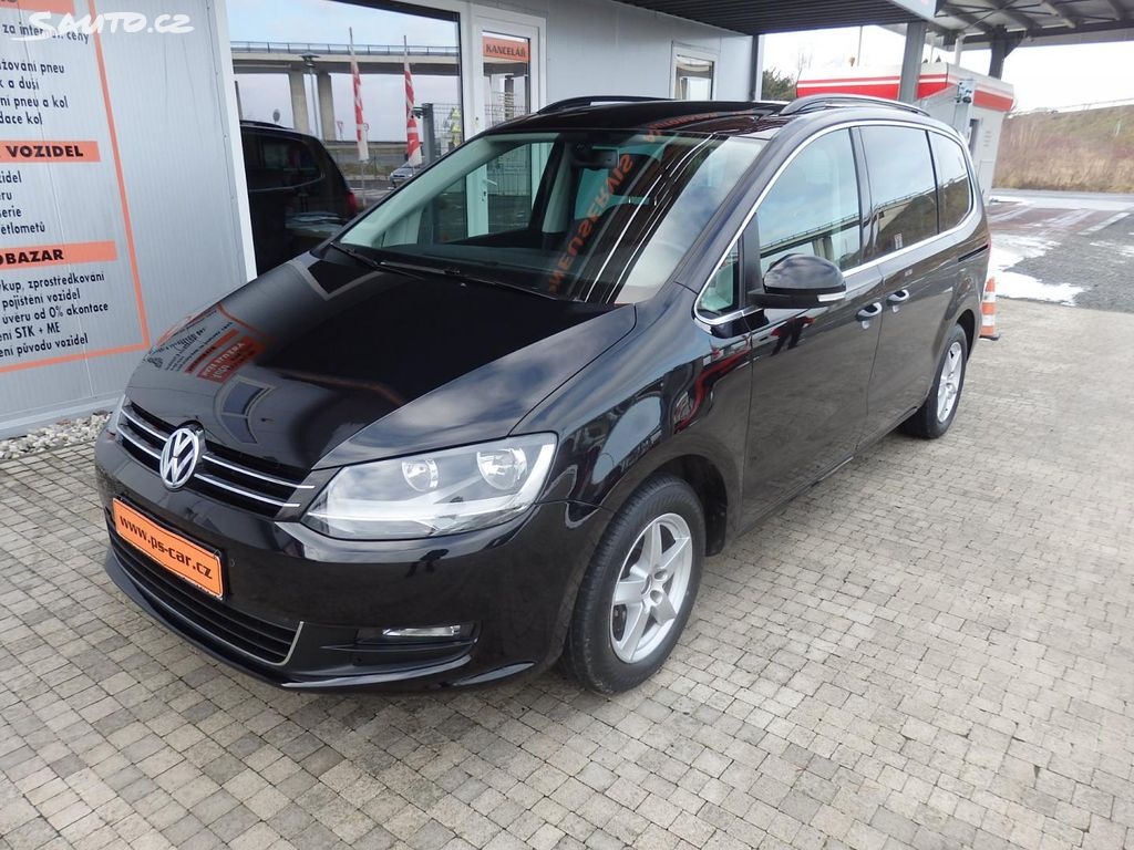 VW SHARAN 2,0 TDi 103 KW 7 MÍST 2014 NOVÉ ROZVODY + SPOJKA