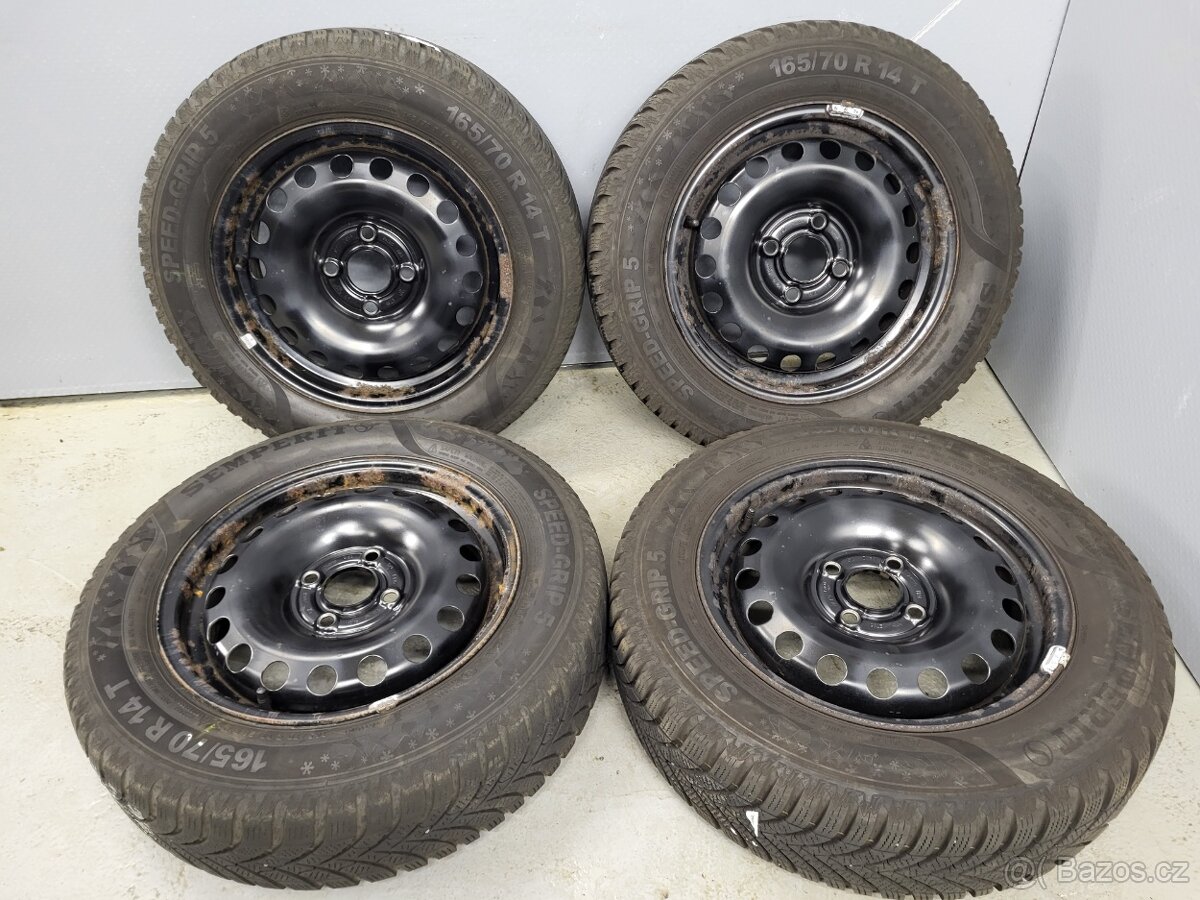 Originál 14" VW UP Škoda Citigo 4x100 zimní