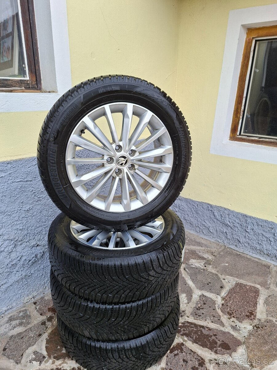 Zimní sada Škoda Kodiaq 235/55/18